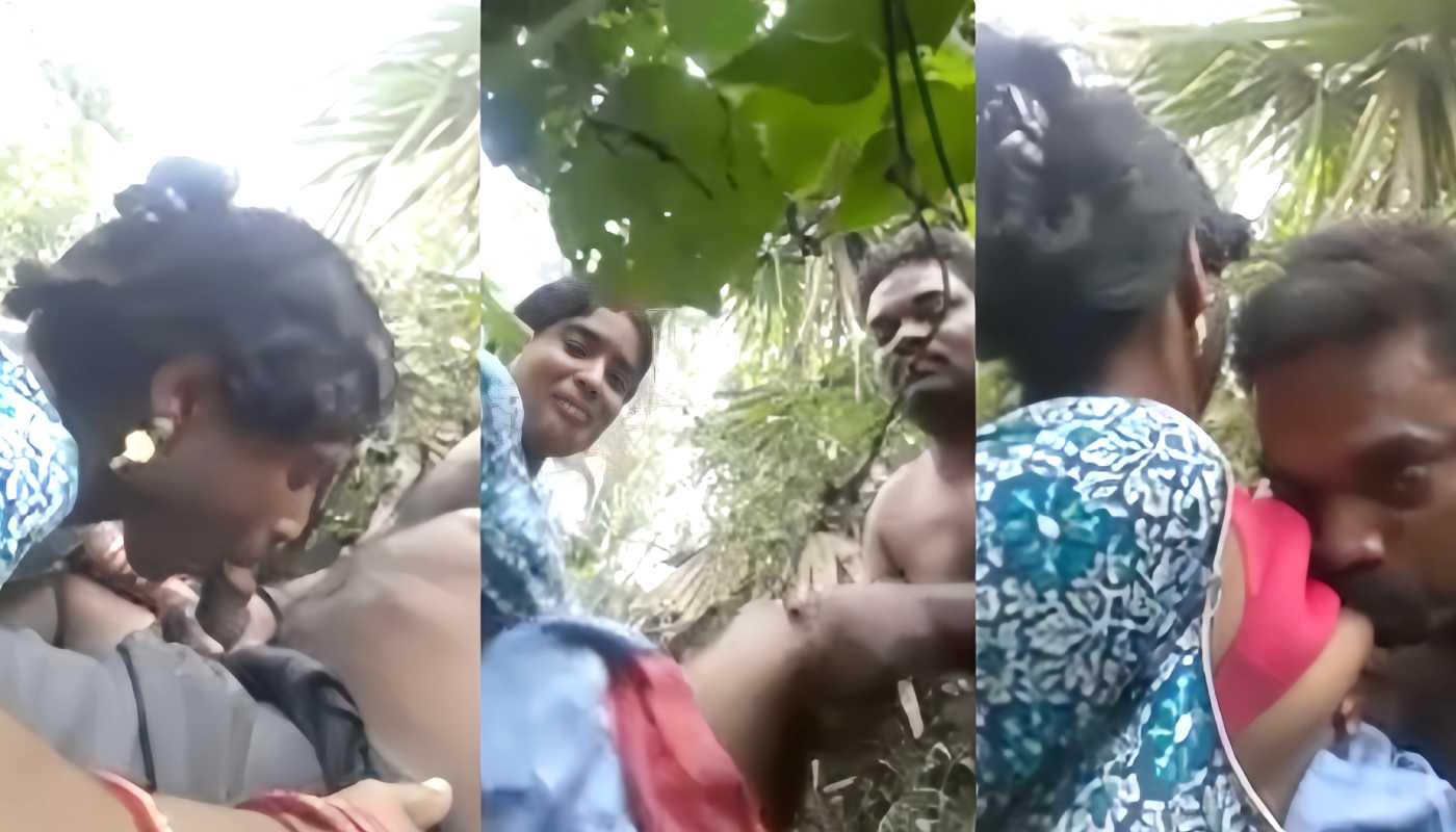 Horny Village Uncle husband Lund Sucked By Friend's Wife And Lotus Sex in Jungle