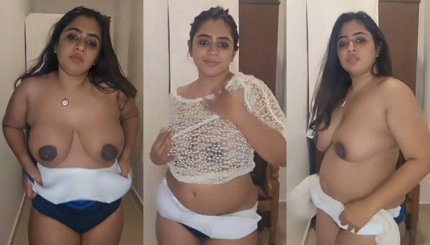 Nila Nambiar Showing Her Big Boobs With Black Nipples & Great Ass