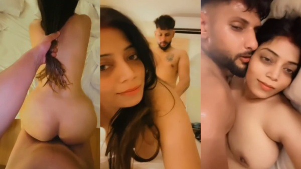 Cute Sexy Girlfriend Full Nude Hotel Room Hard Doggy Style & Missionary Fucking Desi Sex