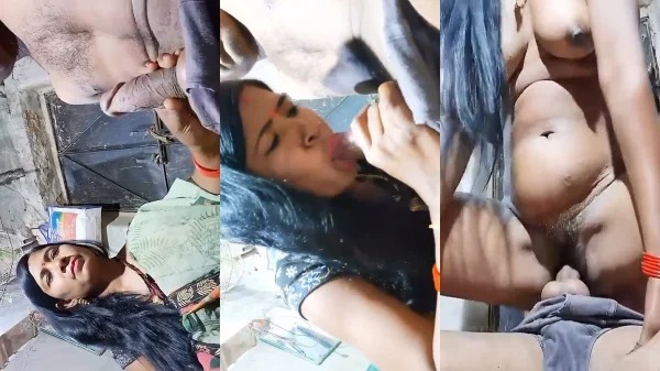 Desi Village Bhabhi Handjob Blowjob and Fucking Desi villagesexvideos