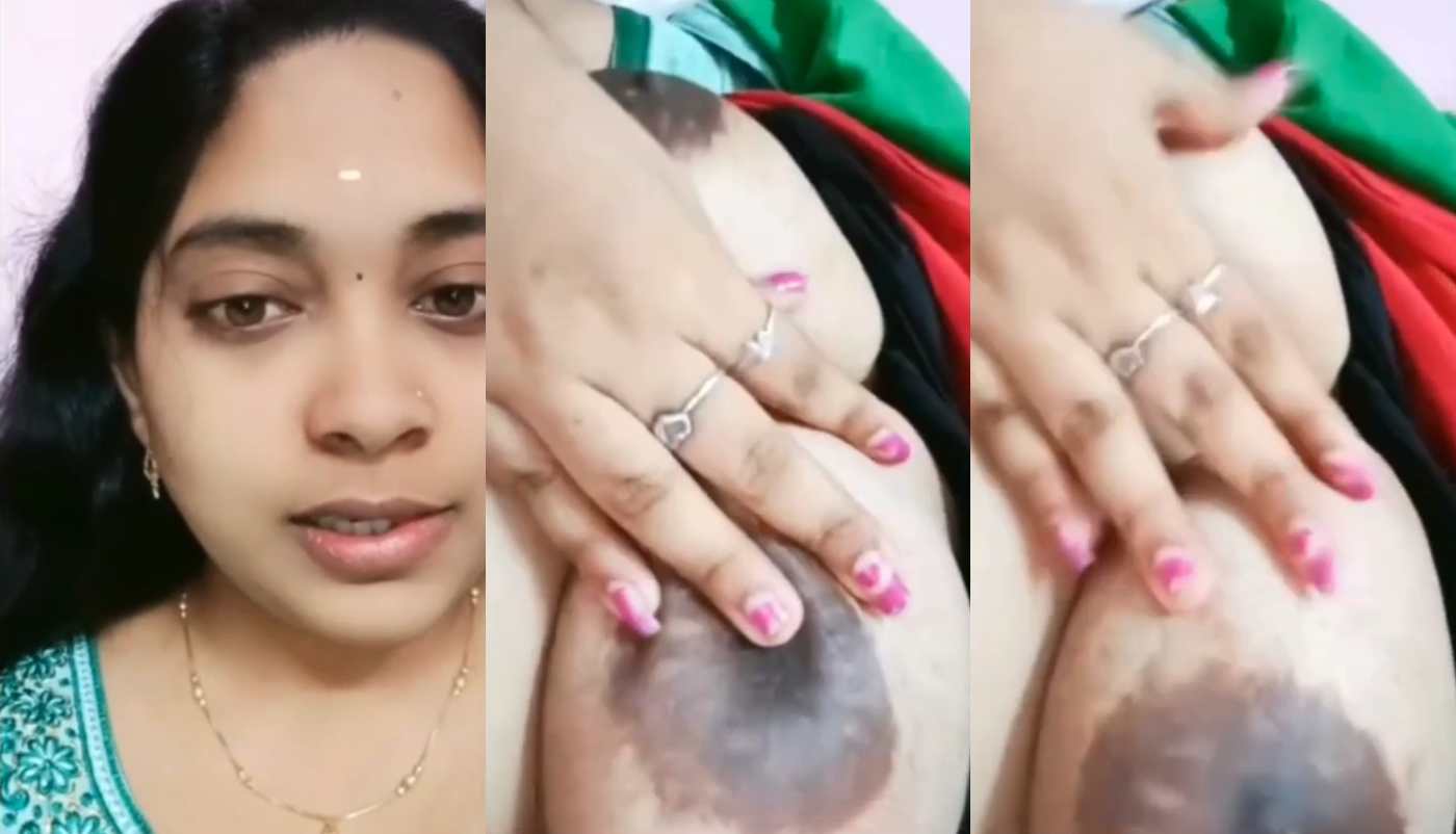 Lithiga Chamet Telugu cutie showing boobs & fingers Pussy