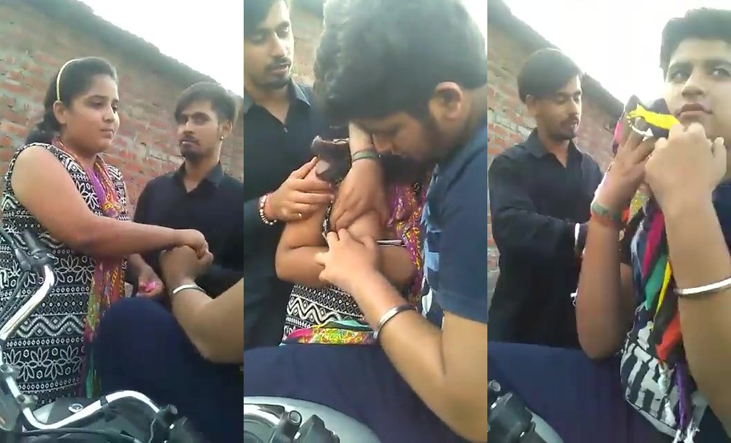 Desi Horny Friends Outdoor Boob Sucking With Audio Sex