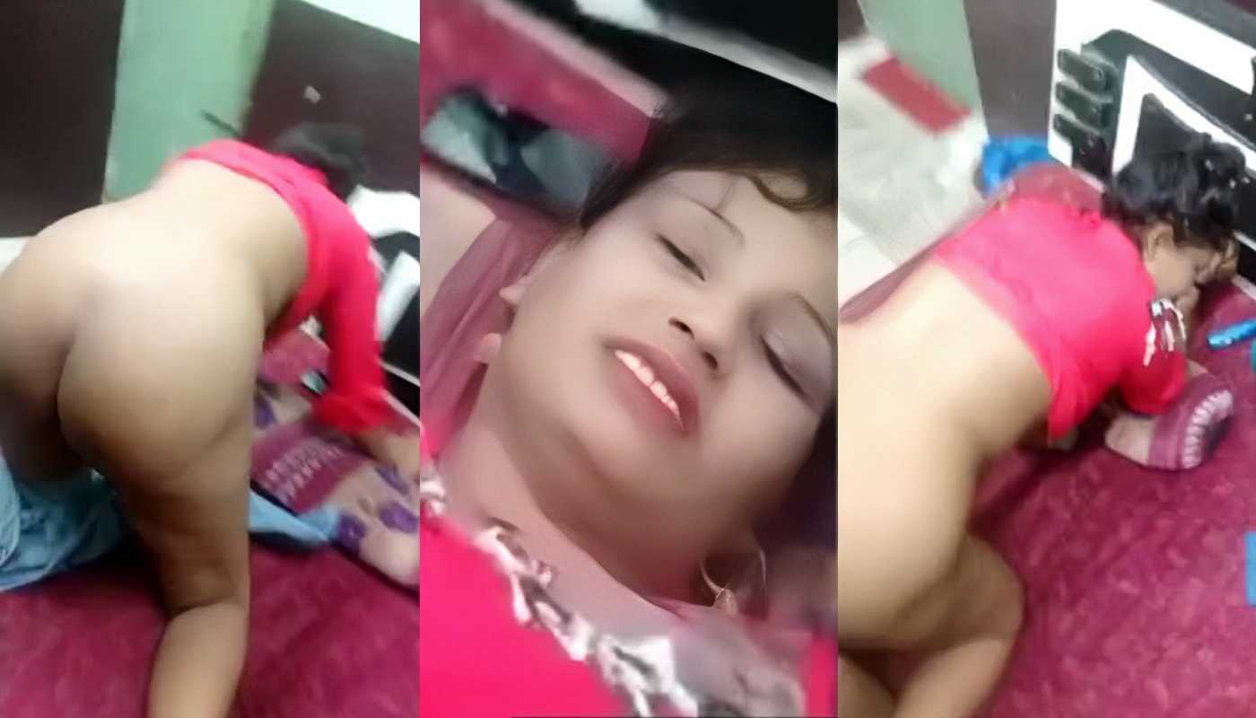 Desi Randi Bhabhi in Pin Dress Doggy Style & Missionary Fucking Hot Sex Tape