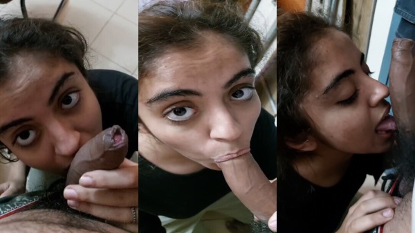 Black Top Cute Girlfriend Sucking Lover Big Cock Desisexsite