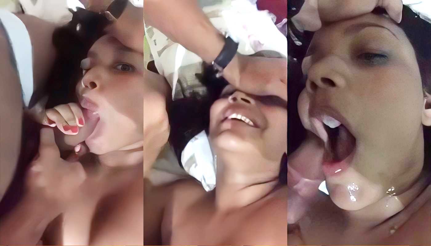 Cute Girlfriend Sucking Lover Cock - Handjob & Cum Out on Face