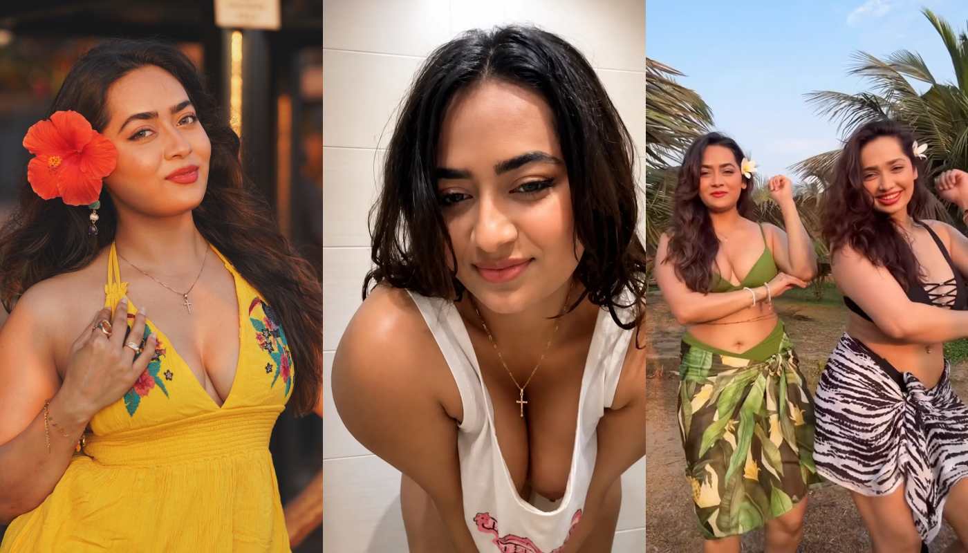 Aditi Mistry's Hot Sexy Sister Divya Mistry First Time Bends Over and Shows Her Full Nude Boobs Gone Viral
