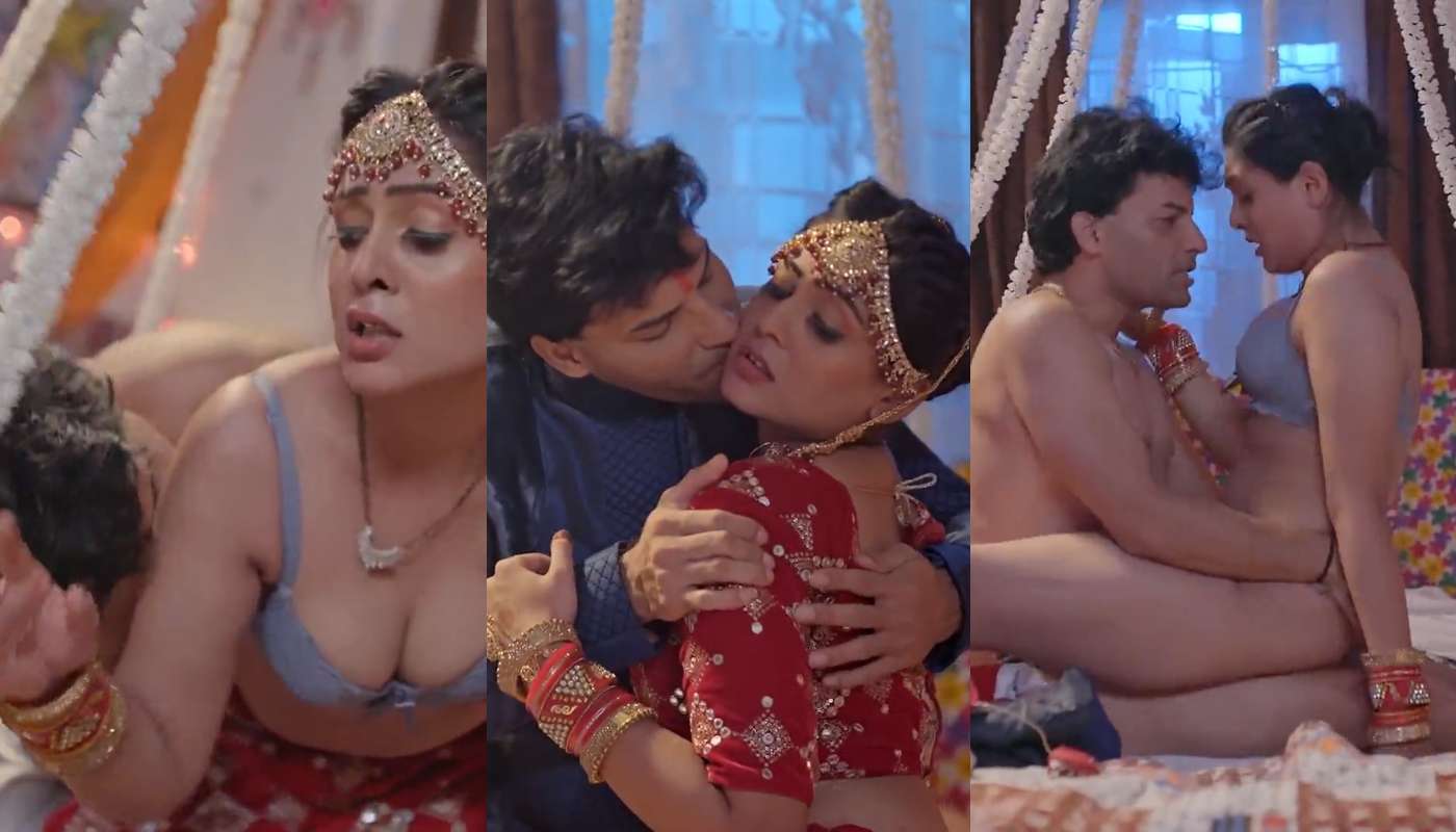 Horny Newly Married Desi Couple Enjoying Their First Night Full Hindi Audio XXX Video