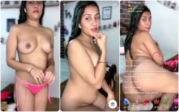 Scarlet Goes Full Nude On Bigo Live and Shows Pussy and Ass