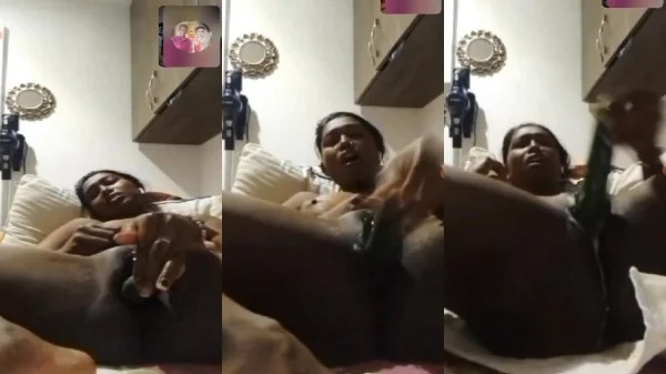 Desi Village Girl Put Cucumber in Pussy Video Call Sex MMS