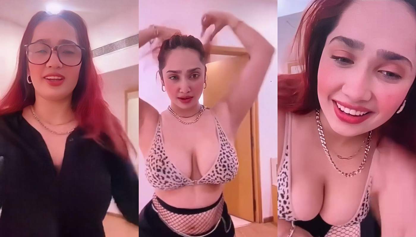 Sexy Model Aditi Mistry Cheetah Tiger Animal Printed Bikini Sexy Nude Live