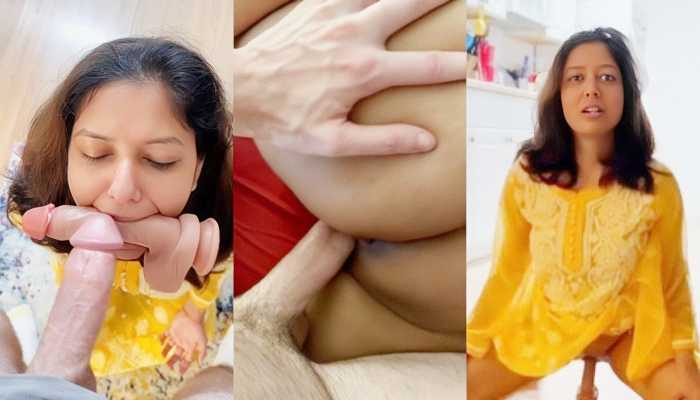 Desi Horny Wife Dildo Fucking Blowjob and Hard Fucking Sex