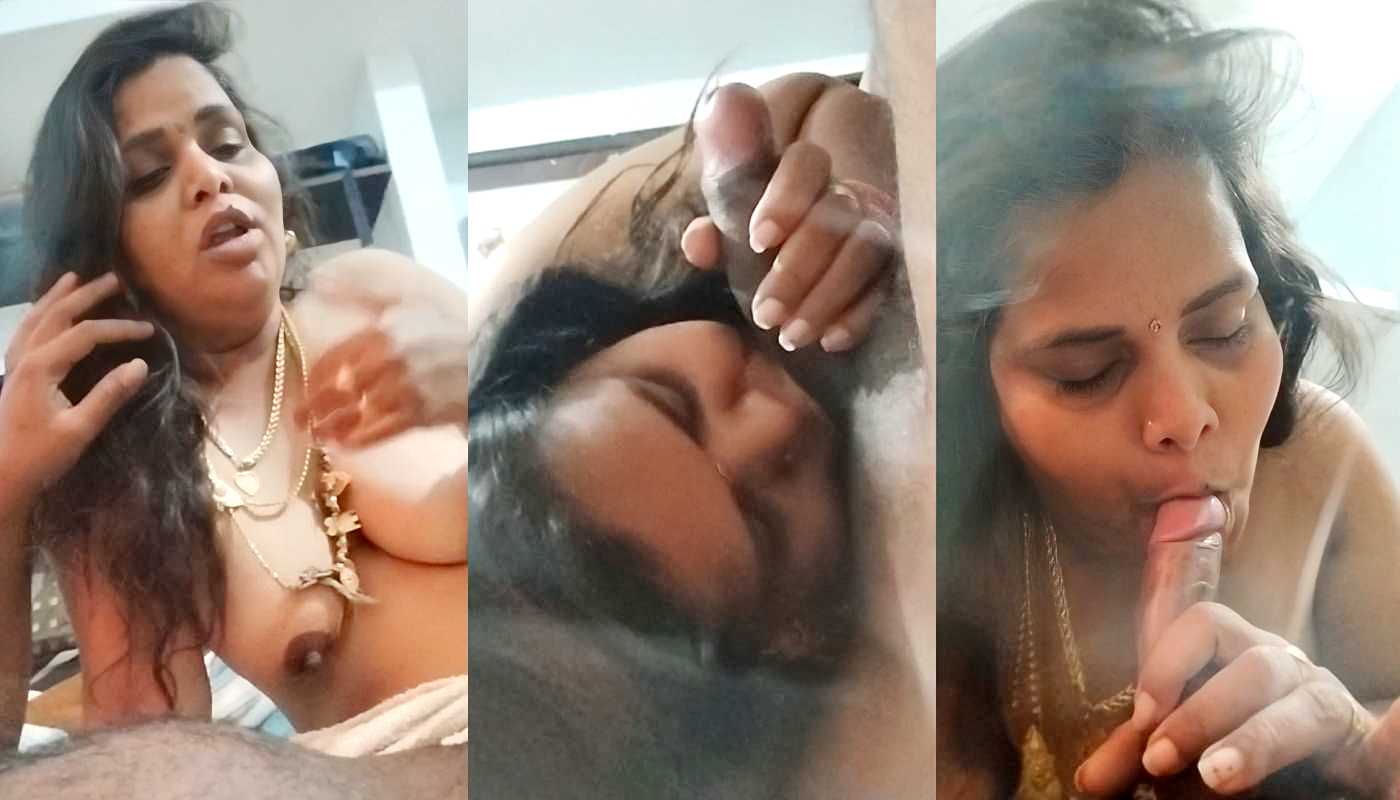Mallu Village Bhabhi With Big Boobs Nude Husband Cock Sucking - Desi Blowjob Sex P2