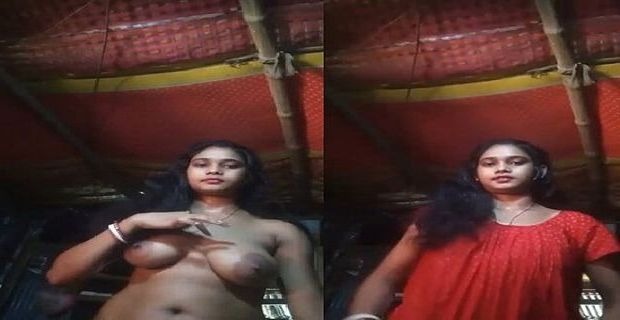 Indian bhabhi ki huge boobs show dress change karke mms